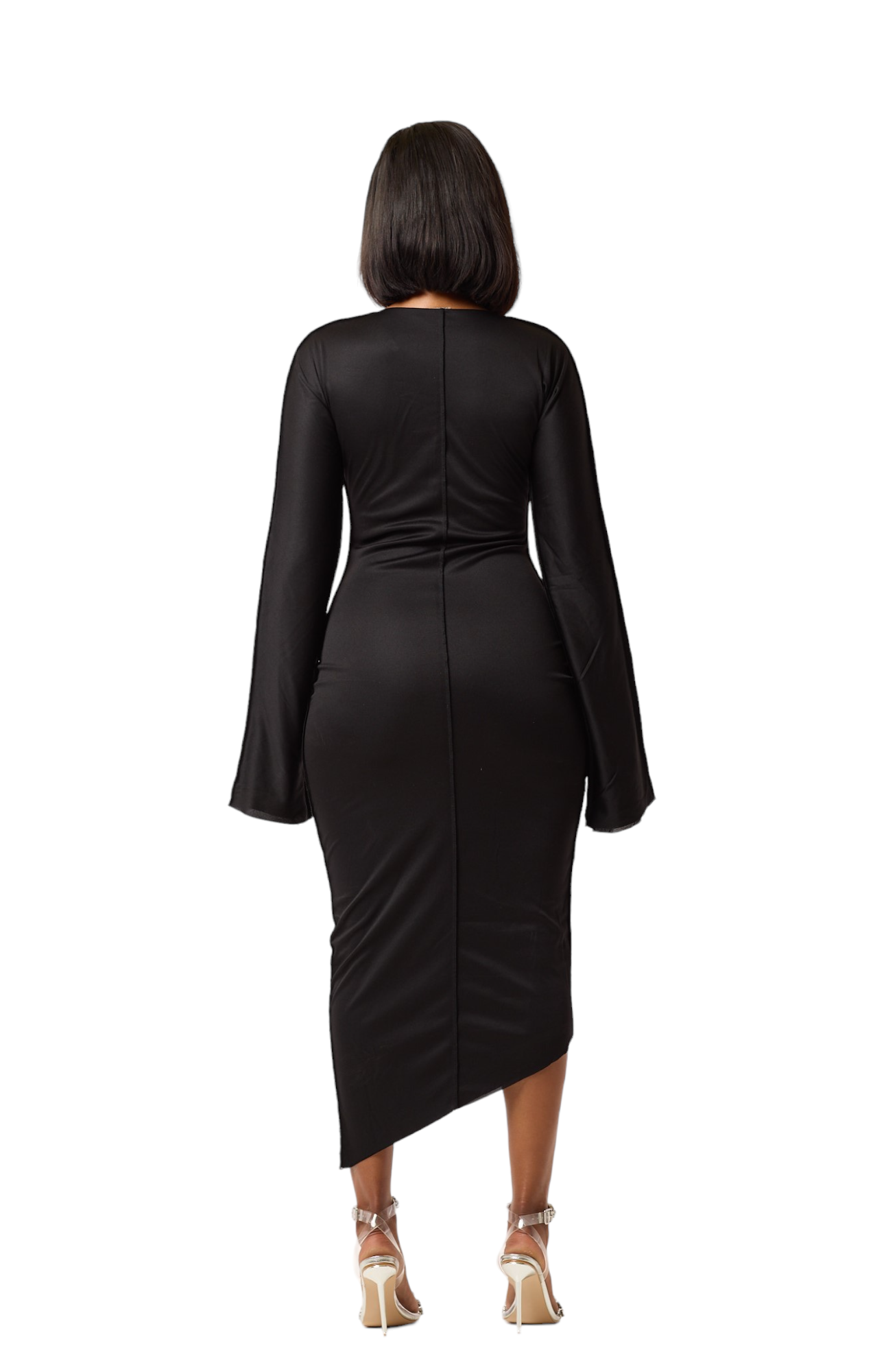 SABLE DRESS - DEEP BLACK